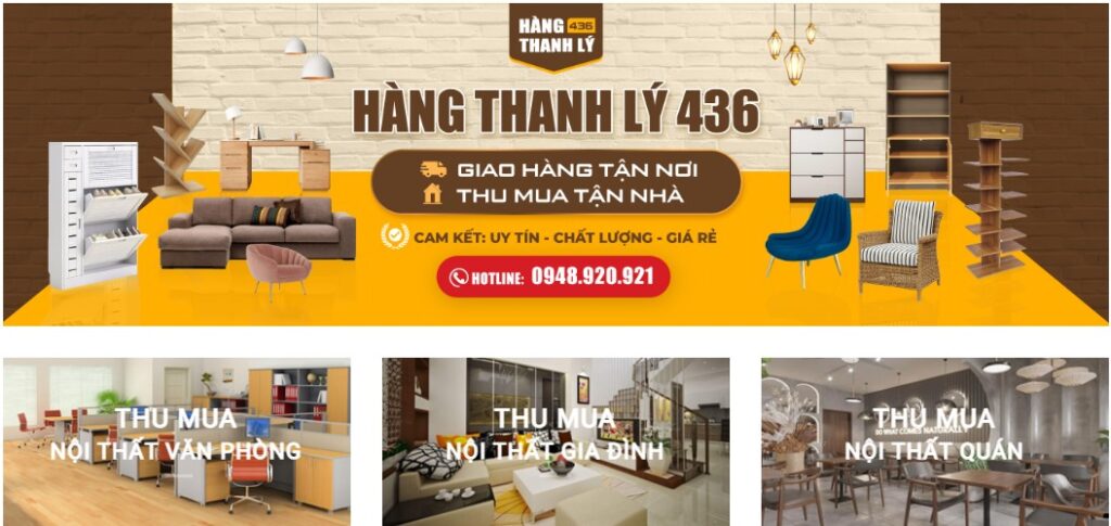 THÔNG TIN VỀ THU MUA ĐỒ CŨ 436 – THU MUA NỘI THẤT BÀN GHẾ CŨ GIÁ CAO TPHCM