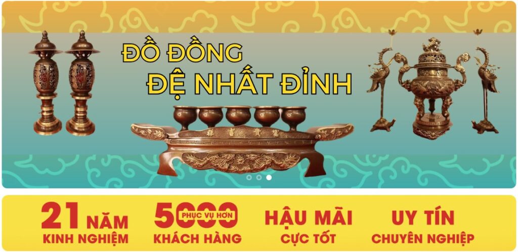 ĐỆ NHẤT ĐỈNH – XƯỞNG ĐÚC ĐỒNG THỜ CÚNG CAO CẤP