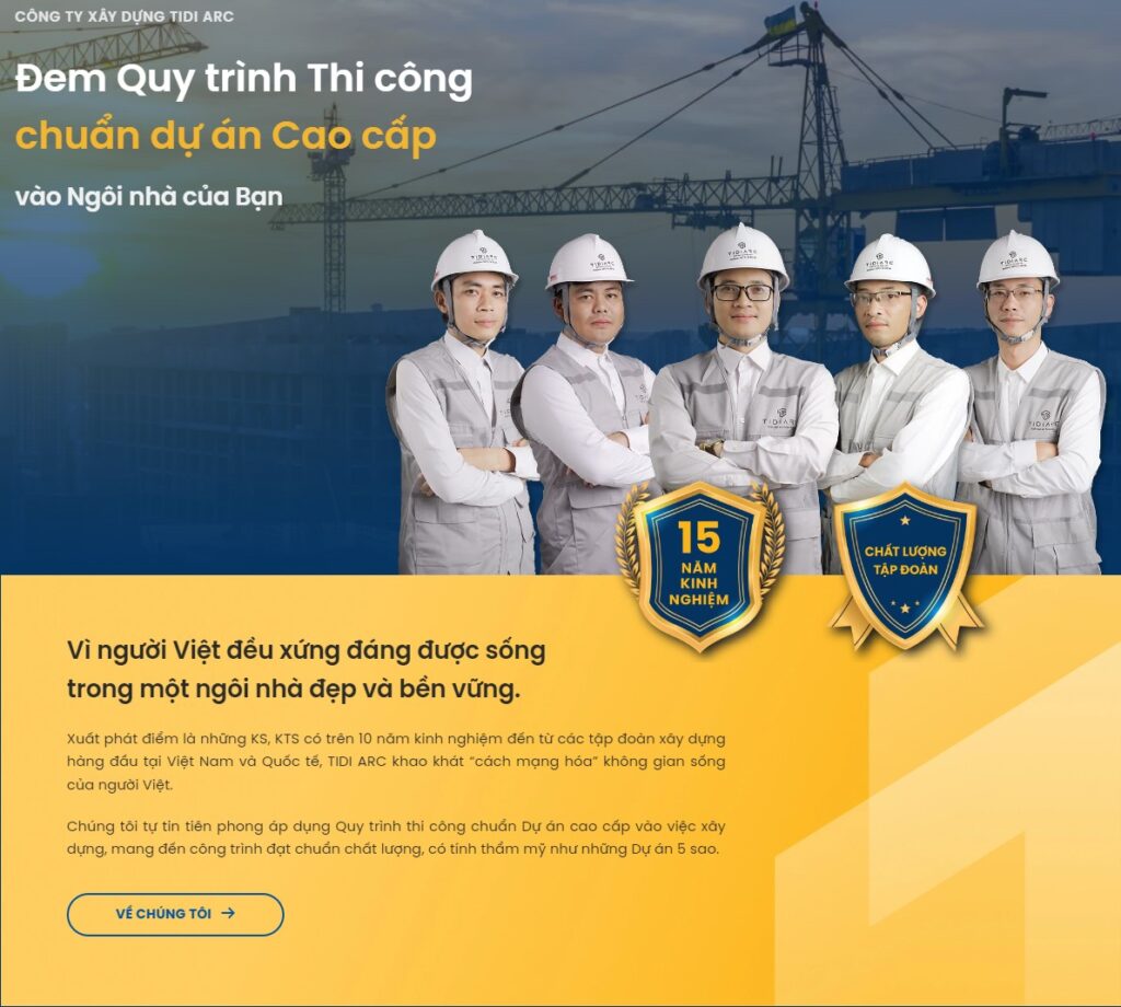 TIDIARC – Chìa Khóa Hoàn Hảo Cho Dự Án Xây Dựng Của Bạn