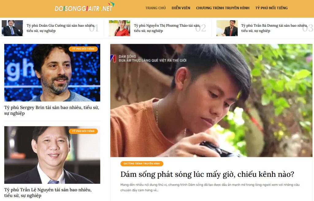 Đời Sống Giải Trí – Website tin tức thế giới showbiz đầy hấp dẫn và thú vị