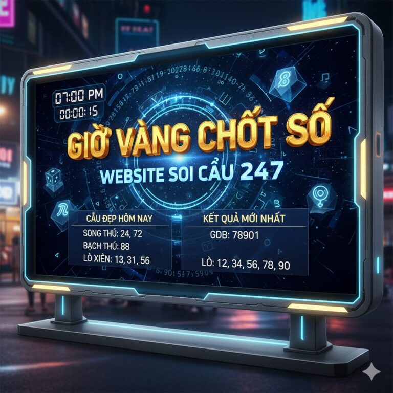 Giờ Vàng Chốt Số – Website Soi cầu 247: Bí quyết dự đoán xổ số hiệu quả hàng ngày